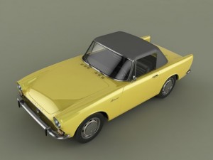 sunbeam alpine series 4 3D Model