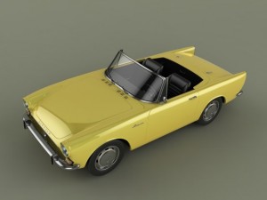 sunbeam alpine series 4 3D Model