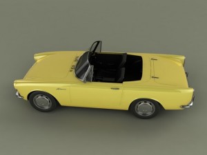 sunbeam alpine series 4 3D Model