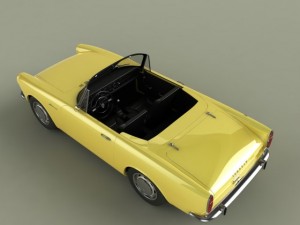 sunbeam alpine series 4 3D Model