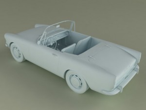sunbeam alpine series 4 3D Model