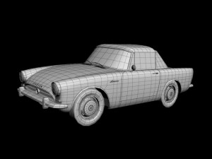 sunbeam alpine series 4 3D Model