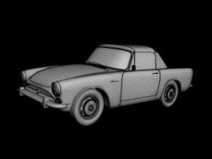 sunbeam alpine series 4 3D Model