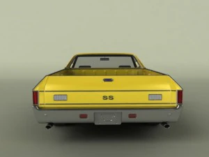 chevrolet el camino 1969 3D Model