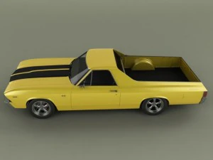 chevrolet el camino 1969 3D Model