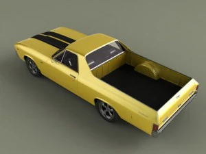 chevrolet el camino 1969 3D Model