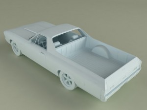 chevrolet el camino 1969 3D Model