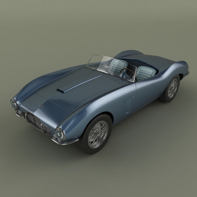 aston martin db24 bertone spider Modelo 3D .c4d .max .obj .3ds .fbx .stl .blend 