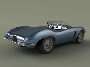 aston martin db24 bertone spider Modelo 3D