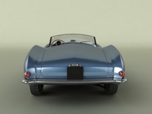 aston martin db24 bertone spider Modelo 3D