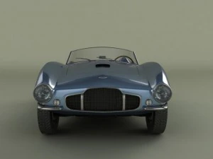 aston martin db24 bertone spider 3D Model
