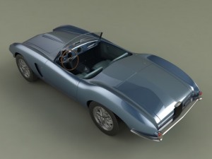 aston martin db24 bertone spider Modelo 3D
