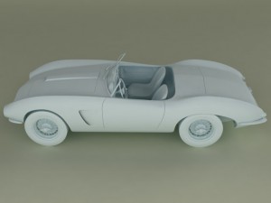 aston martin db24 bertone spider Modelo 3D