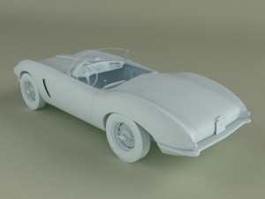 aston martin db24 bertone spider Modelo 3D