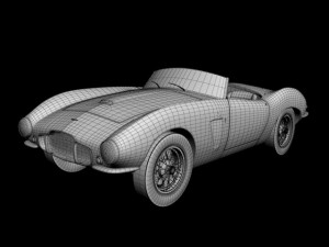 aston martin db24 bertone spider Modelo 3D