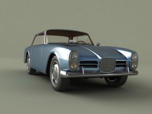 facel vega facel iii Modelo 3D