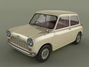 Morris mini minore 1959 Modello 3D