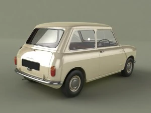 morris mini minor 1959 3D Model