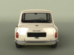 morris mini minor 1959 3D 모델