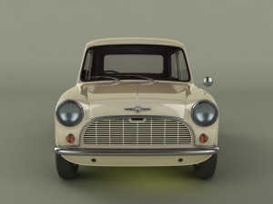 morris mini minor 1959 3D 모델
