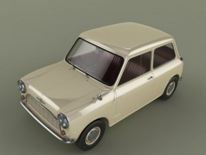 morris mini minor 1959 3D 모델