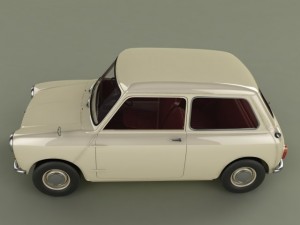 morris mini minor 1959 3D 모델