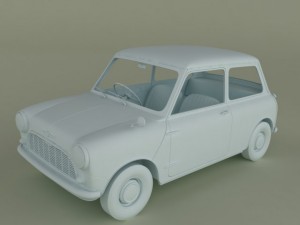 morris mini minor 1959 3D 모델