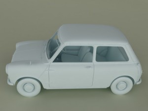 morris mini minor 1959 3D 모델