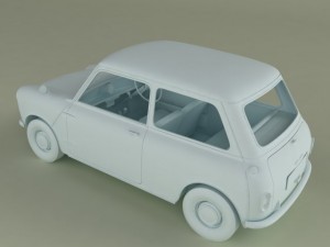 morris mini minor 1959 3D 모델