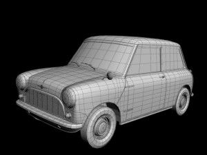 morris mini minor 1959 3D 모델