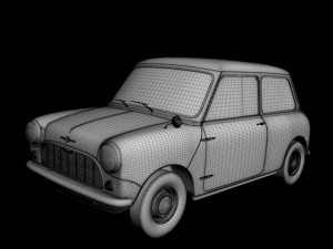 morris mini minor 1959 3D 모델