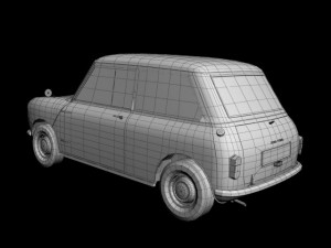 morris mini minor 1959 3D 모델