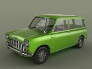 morris mini minor traveller 3D Model
