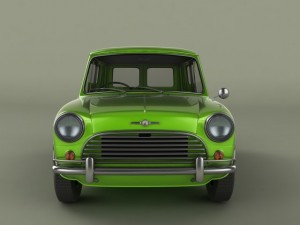 morris mini minor traveller 3D 模型