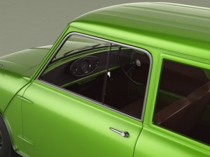 morris mini minor traveller 3D 模型