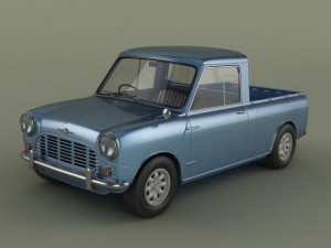 morris mini pickup 3D Model