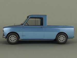 morris mini pickup 3D Model