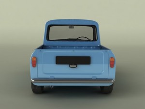 morris mini pickup 3D Model