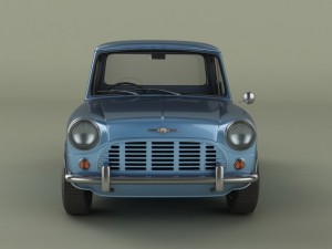 morris mini pickup 3D Model