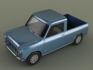 morris mini pickup 3D Model