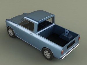 morris mini pickup 3D Model