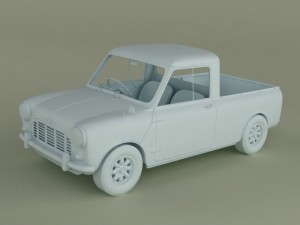 morris mini pickup 3D Model