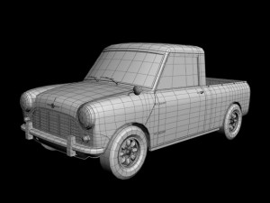morris mini pickup 3D Model