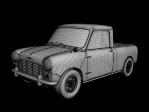 morris mini pickup 3D Model