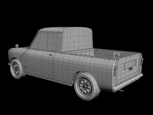 morris mini pickup 3D Model