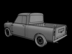 morris mini pickup 3D Model