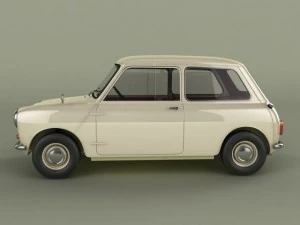 morris mini cars 3D Model