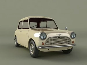 morris mini cars 3D Model