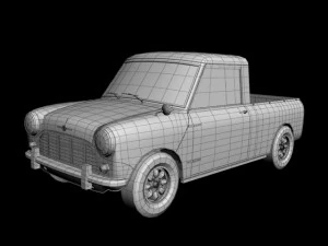 morris mini cars 3D Model