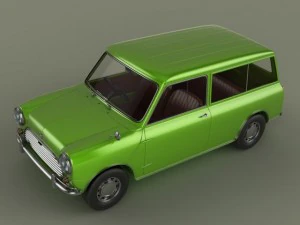 morris mini cars 3D Model